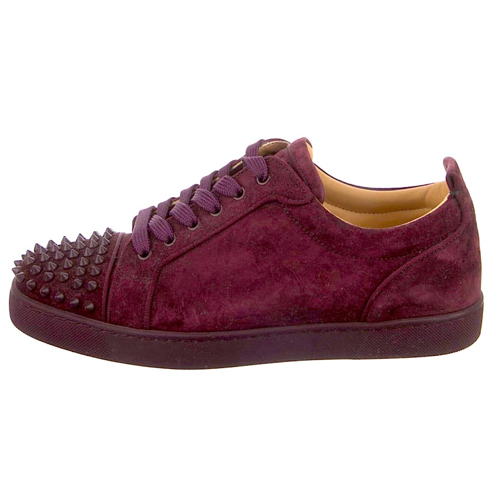 💥Christian Louboutin💥Louis Junior Spikes Orlato Flat 'Majestueux'